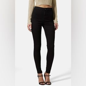 Topshop Moto Joni Jeans in Black
